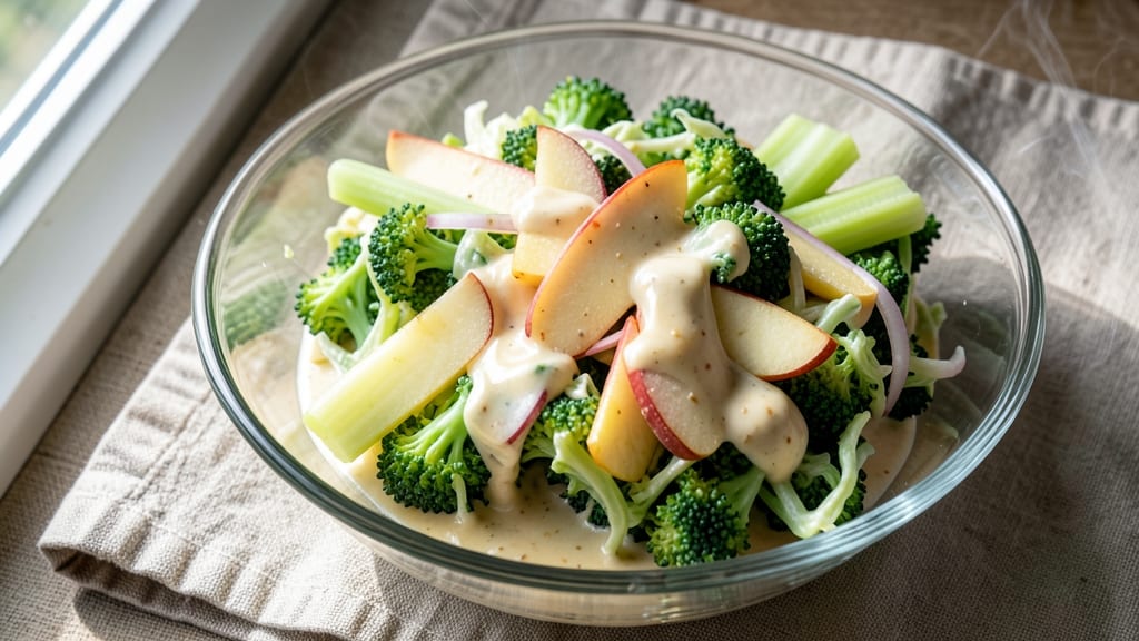 Creamy Crunchy Broccoli Apple Slaw Recipe: Sweet-Tart Bite That Stays Fresh for Days