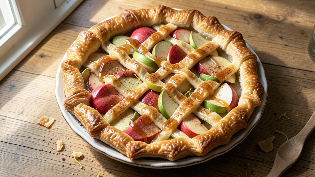 French Apple Tart Recipe With Puff Pastry: Buttery Layers and Caramelized Fruit Bliss