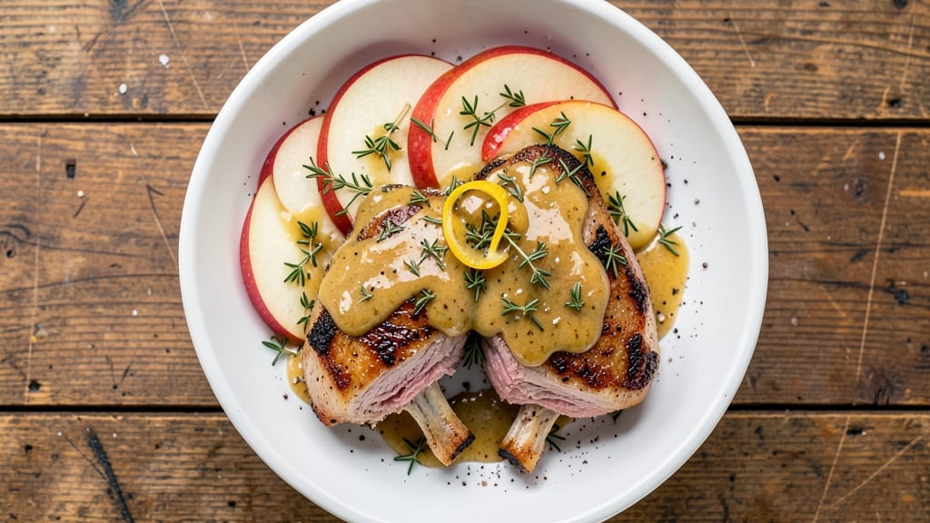 Apple Porkchop Recipe: Caramelized Apples Meet Savory Herb Crust