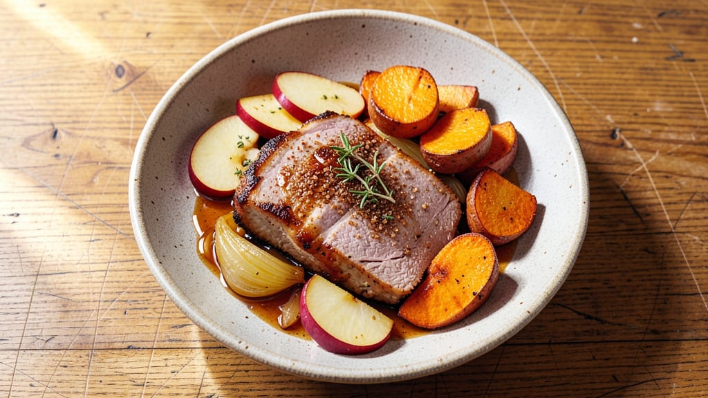 Pork Apple Sweet Potato Recipe: Caramelized Sweetness With Spiced Crunch