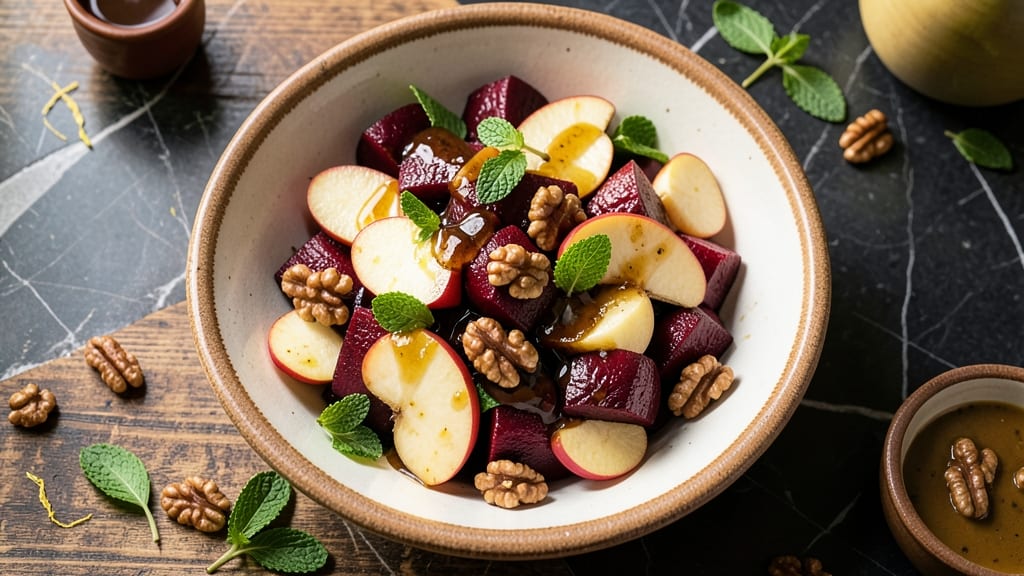 Roasted Beet and Apple Salad Recipe: Earthy-Sweet Balance With Crispy Edges