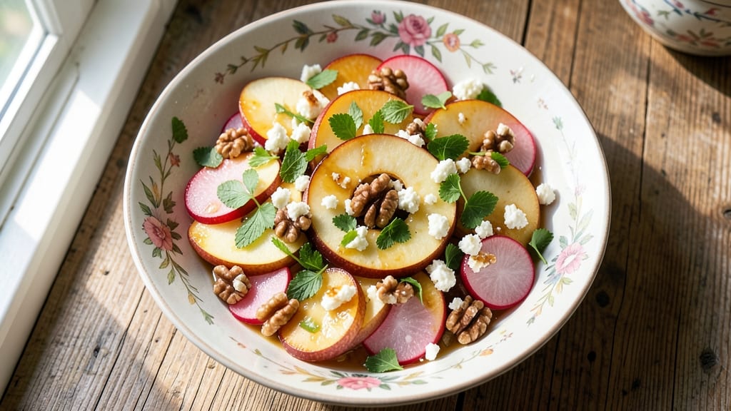 Apple Radish Salad Recipe: Sweet-Tangy Crunch With Honey-Lime Dressing