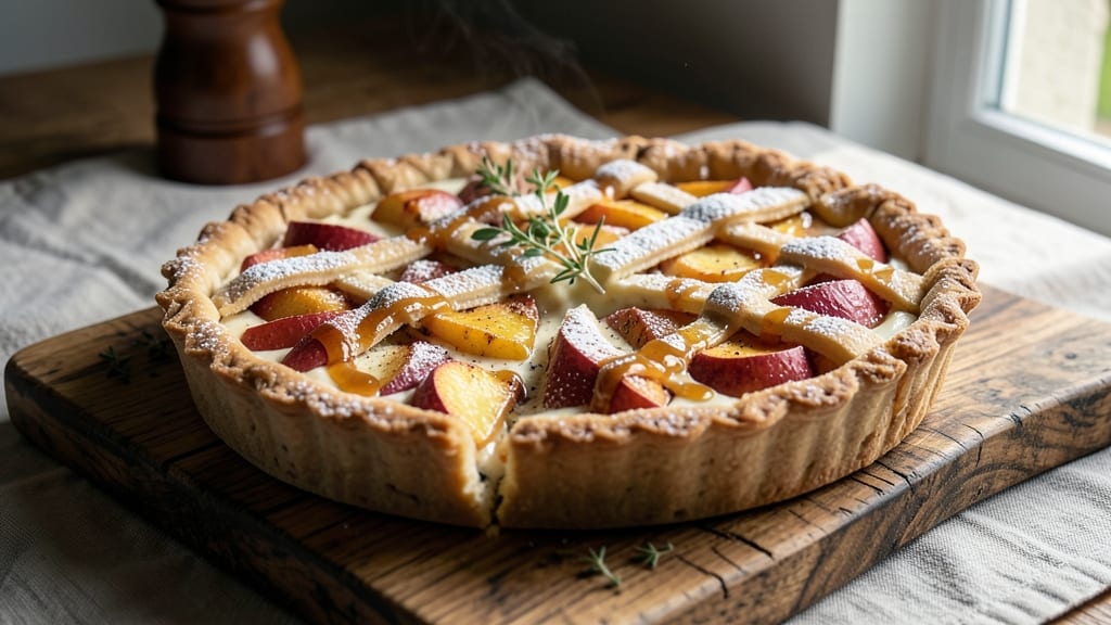 French Normandy Apple Tart Recipe: Rustic Crust With Caramelized Apple Layers