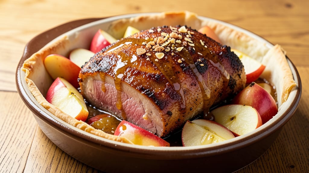 Sweet Apple Pork Roast Recipe: Caramelized Apples Meet Savory Crisp in One Pan