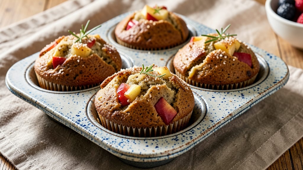 Whole Wheat Apple Muffins Recipe: Spiced Crumb and Moist Apple Bites