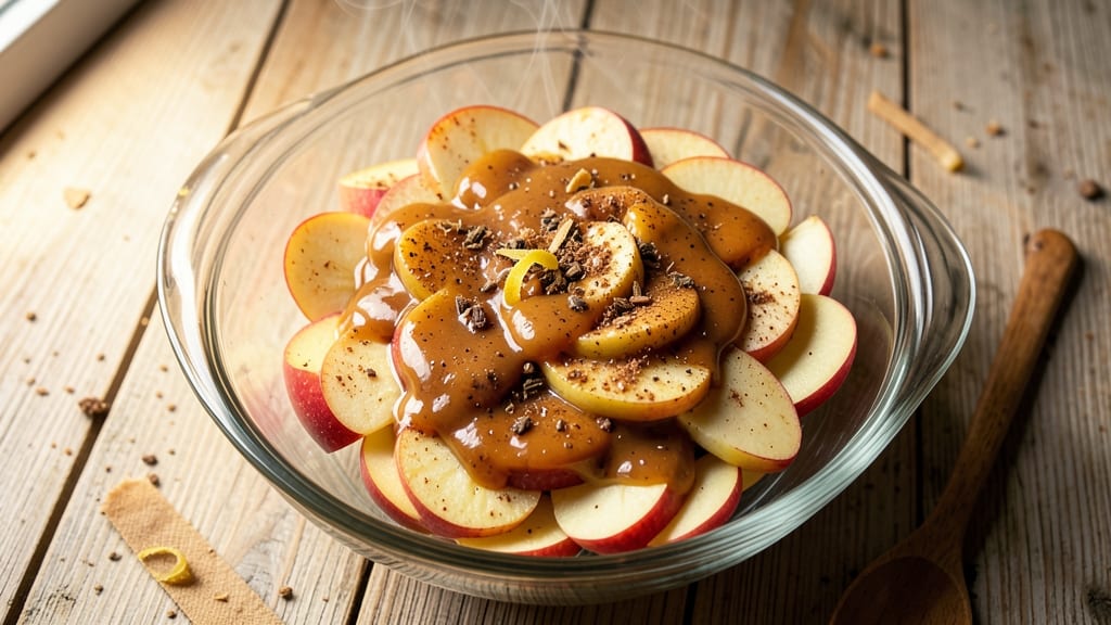 Old Fashioned Snicker Apple Salad Recipe: Warm Spiced Crunch With Caramelized Apple Layers