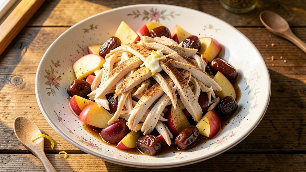 Apple Date Chicken Salad Recipe: Sweet Apple-Date Jam Packed With Protein