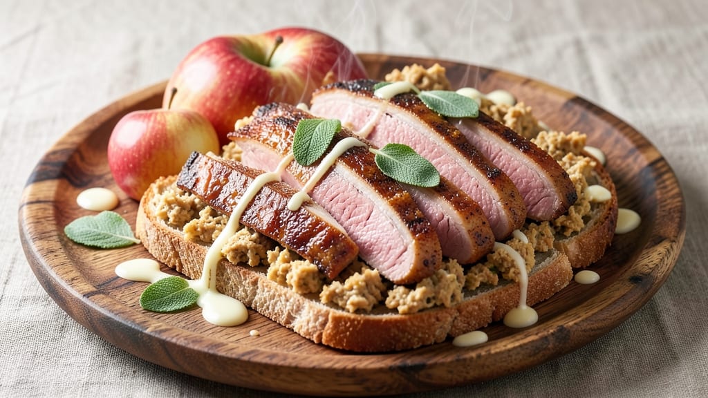 Pork Sage Apple Stuffing Recipe: Savory-Herb Crisp With Spiced Fruit Bites