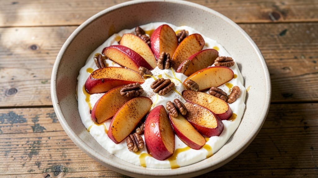 Baked Apple Cinnamon Cottage Cheese Bowl Recipe: Warm Spiced Fruit Meets Creamy Protein Power