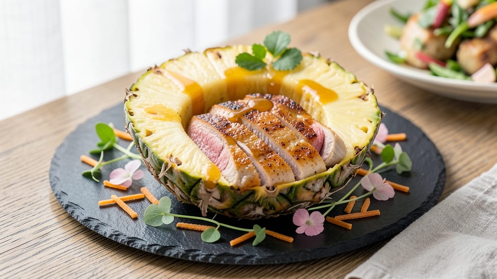 Pork Stuffed Pineapple Recipe: Tropical Crispy-Core Delight
