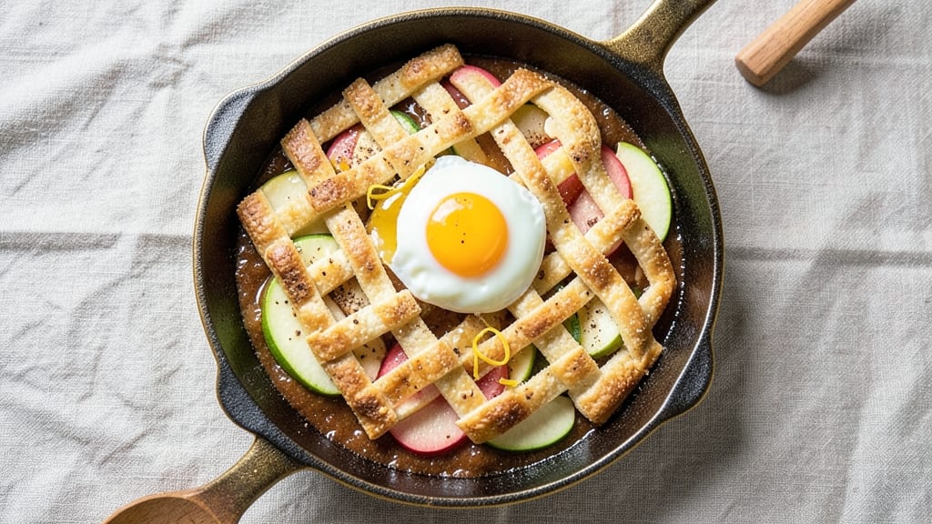 Apple Flour Egg Recipe: Savory Apple-Crusted Frittata With Crispy Edges