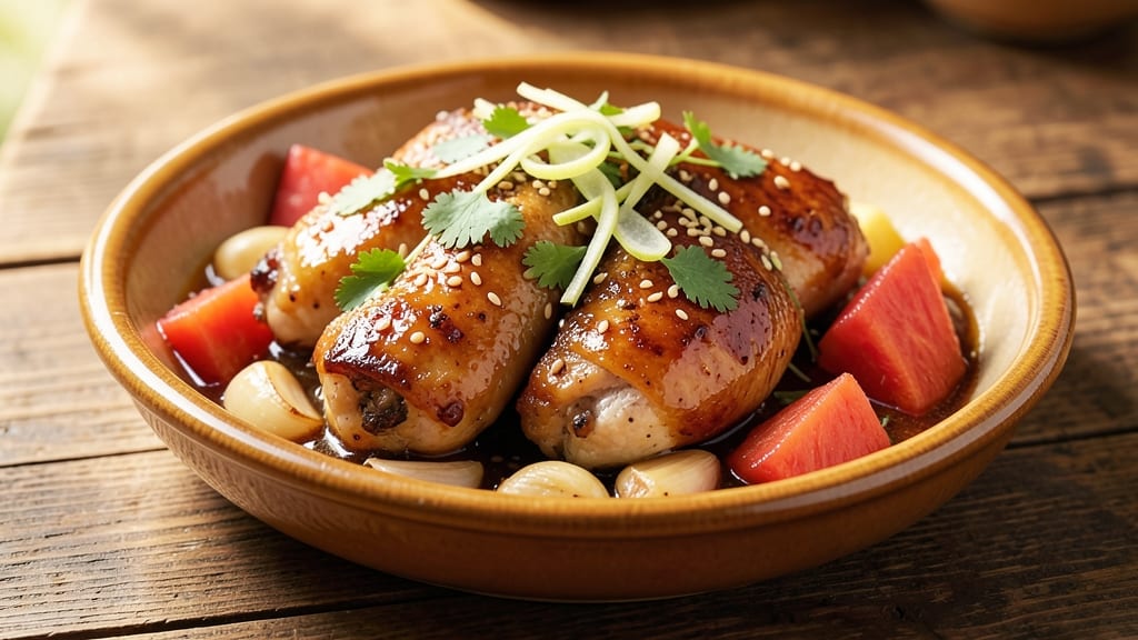 Sweet Hawaiian Crockpot Chicken Recipe with Pineapple Juice: Tropical Tender Shreds in One Pot