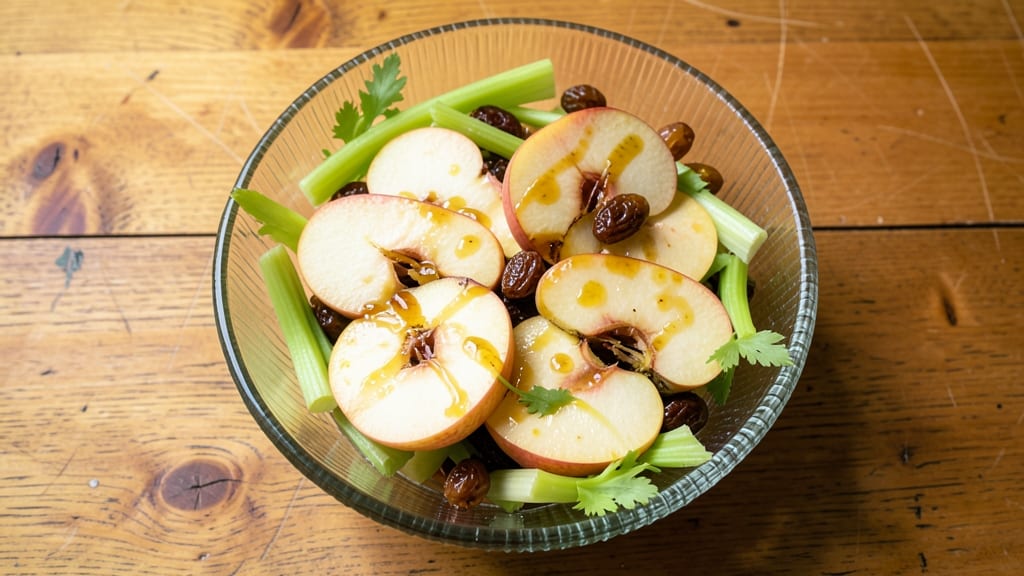 Apple, Celery, and Raisin Salad Recipe: Sweet-Tart Balance With Crunchy Texture