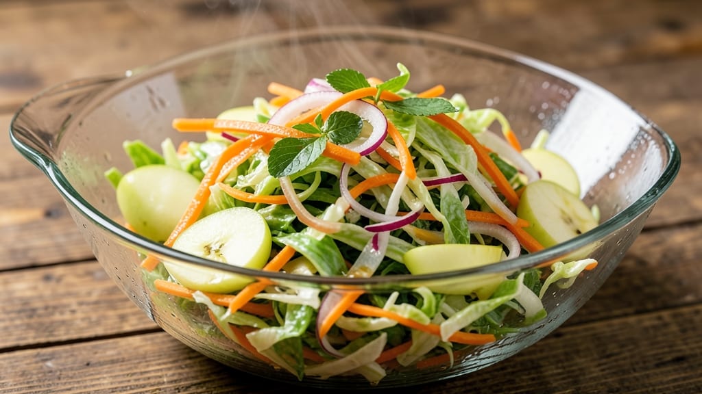 Cabbage Apple Carrot Coleslaw Recipe: Crunchy Sweet-Tart Bite in 15 Minutes
