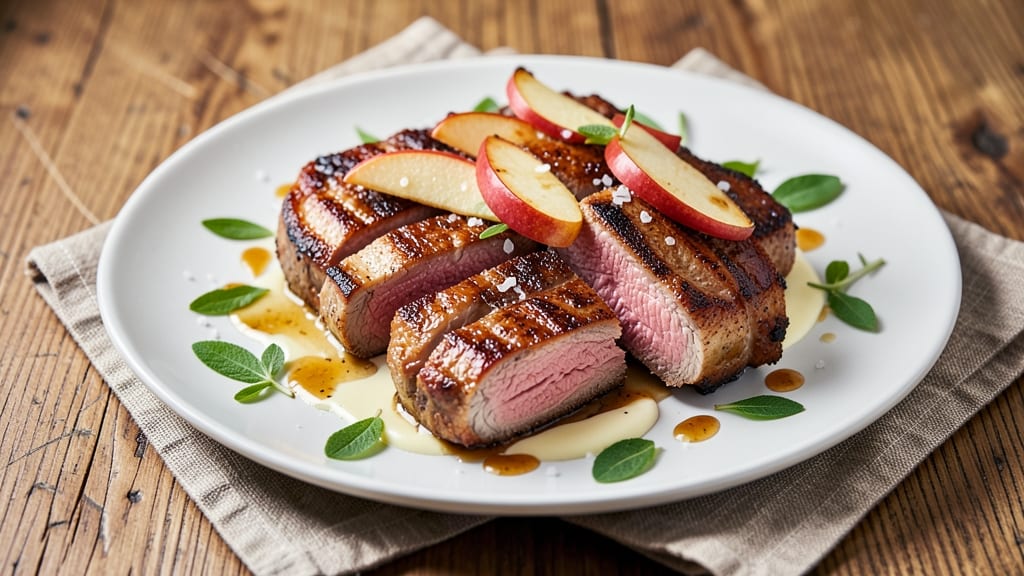 Apple Sage Pork Chops Recipe: Herb-Infused Crispy Edges and Juicy Centers