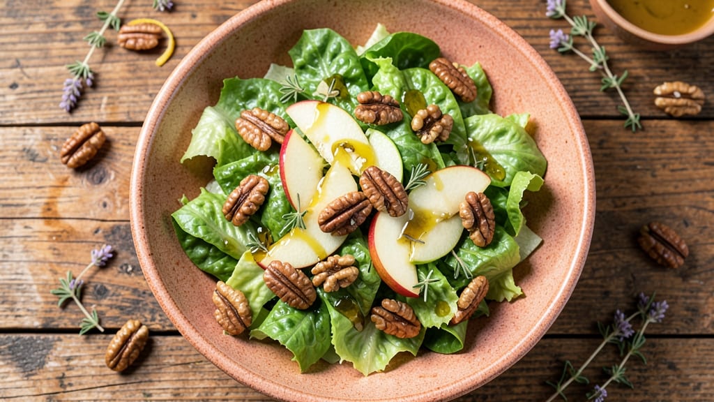 Old Fashioned Apple Walnut Salad Recipe: Crunchy Texture Meets Sweet Savory Balance