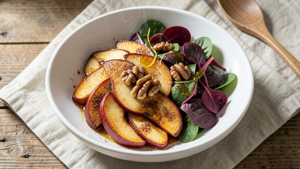 Cinnamon Apple Salad Recipe: Warm Spiced Crunch With Honey-Glazed Apples