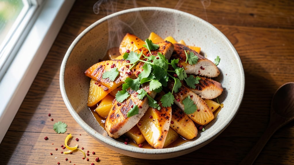 Hot Pineapple Salad Recipe: Tropical Crunch with Sweet Chili Zing