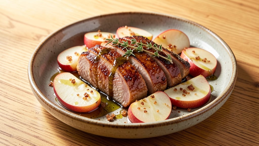 Pork and Apple Oven Recipe: Sweet-Savory Crisp With Caramelized Edges