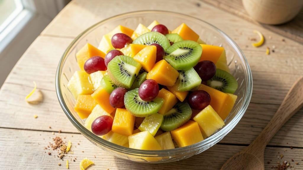 Fresh Pineapple Fruit Salad Recipe: Tropical Brightness With No Added Sugar