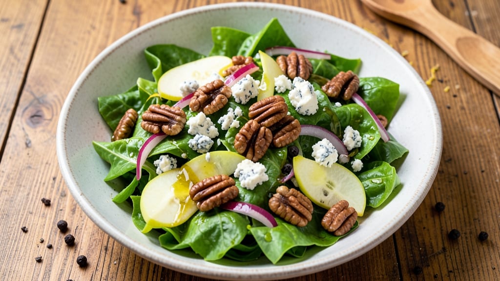 Apple Walnut Blue Cheese Salad Recipe: Crunchy Nutty Bite With Tangy Creamy Balance