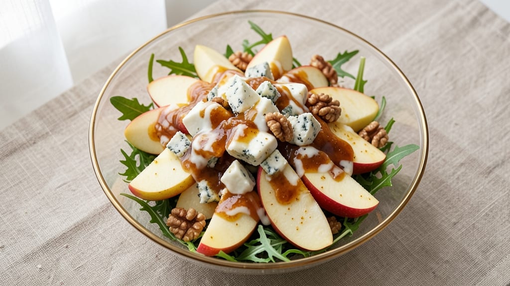 Buca's Apple Gorgonzola Salad Recipe: Sweet-Tart Bite with Creamy Cheese Balance
