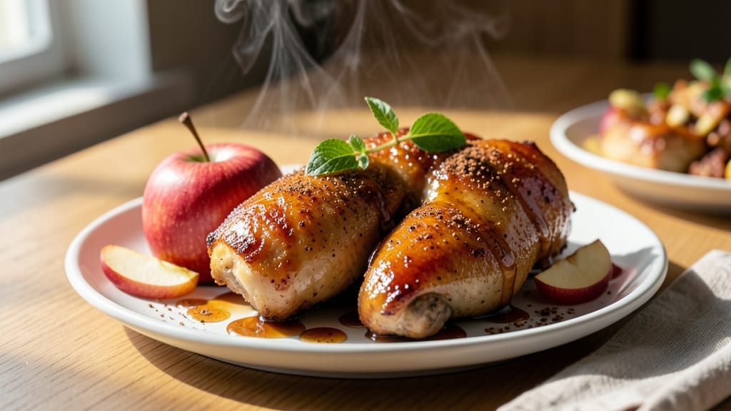 Apple Glazed Chicken Recipe: Caramelized Apple Crunch Over Juicy Bites