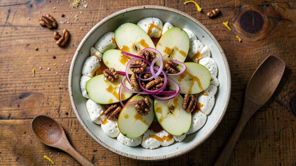 Amish Apple Salad Recipe: Crunchy Apples and Creamy Cottage Cheese Delight