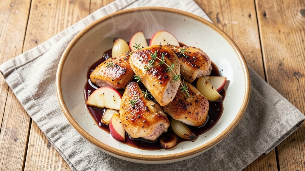 Apple Balsamic Chicken Recipe: Caramelized Apples and Tangy Glaze Magic