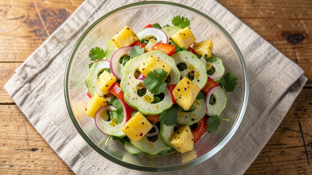 Ampalaya Salad With Pineapple Recipe: Tropical Crunch Meets Sweet Spice