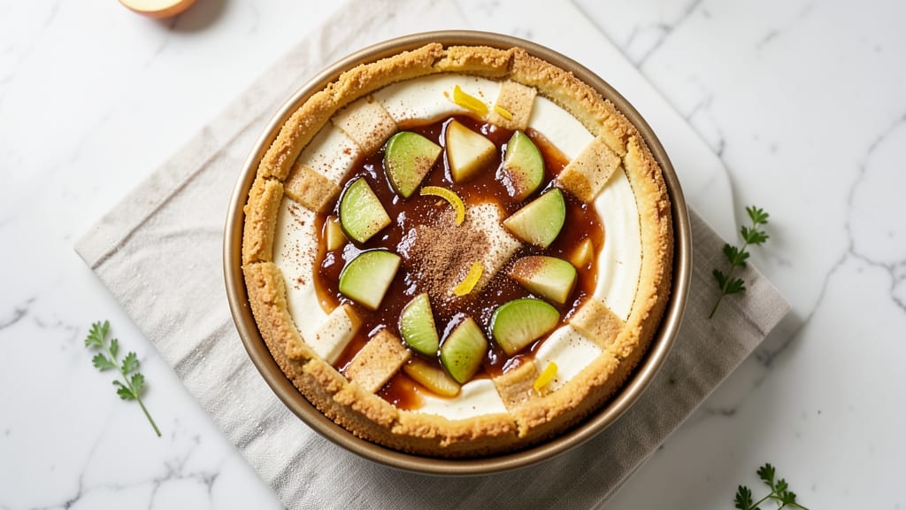 Dutch Apple Cheesecake Factory Recipe: Caramelized Apples Over Gooey Cheesecake Layers