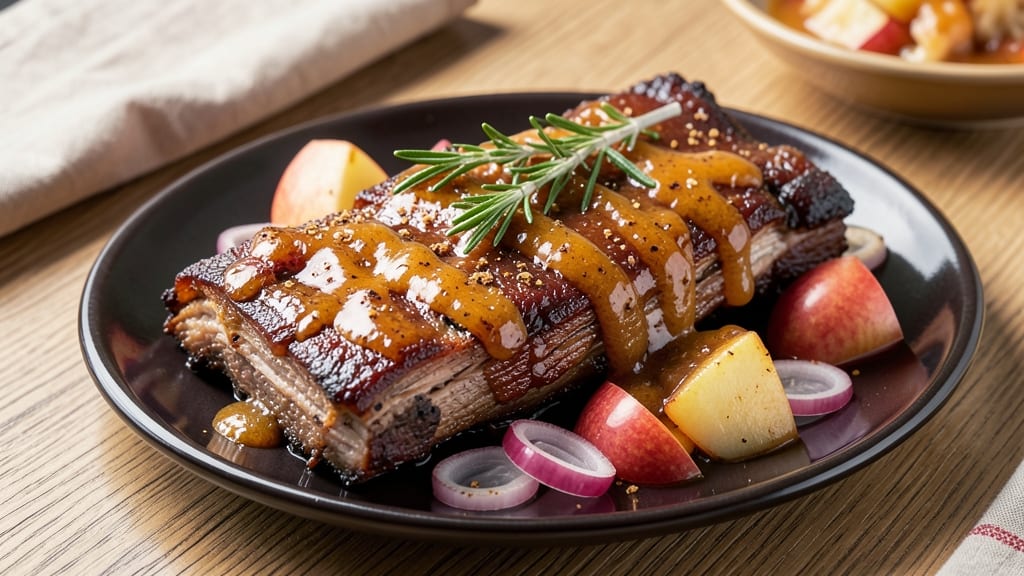 Pork Ribs with Apple Sauce Recipe: Slow-Braised Sweetness That Caramelizes Ribs