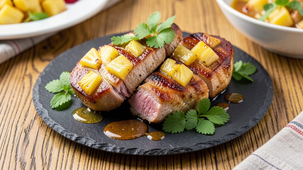 Pineapple Stuffed Pork Chops Recipe: Tropical Juiciness Meets Savory Crisp