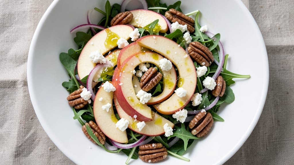 Apple Pecan Feta Salad Recipe: Sweet-Savory Crunch With Tangy Cheese Bites