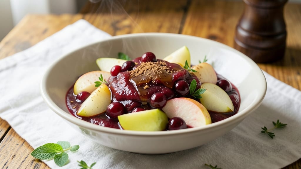 Cranberry Apple Pear Sauce Recipe: Autumn Spice Simmer for Versatile Pairings